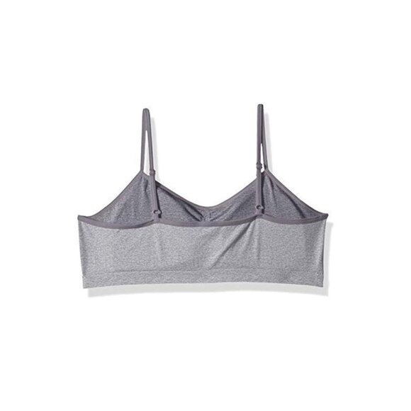 Maidenform Girls Gray Seamfree Adjustable Straps Removable Cups Training Bra Med - Picture 2 of 4